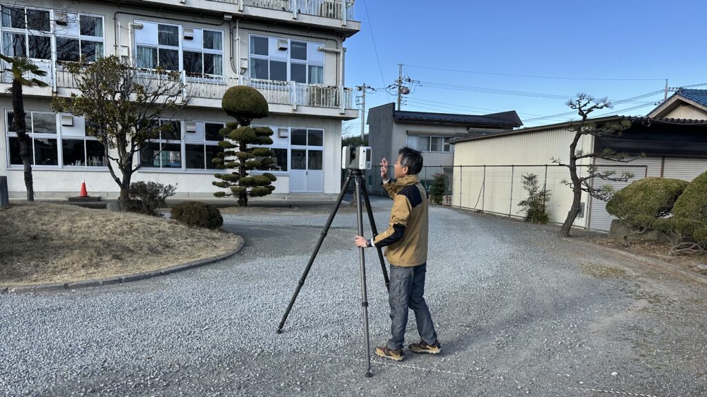 芦澤事務所レーザー測量